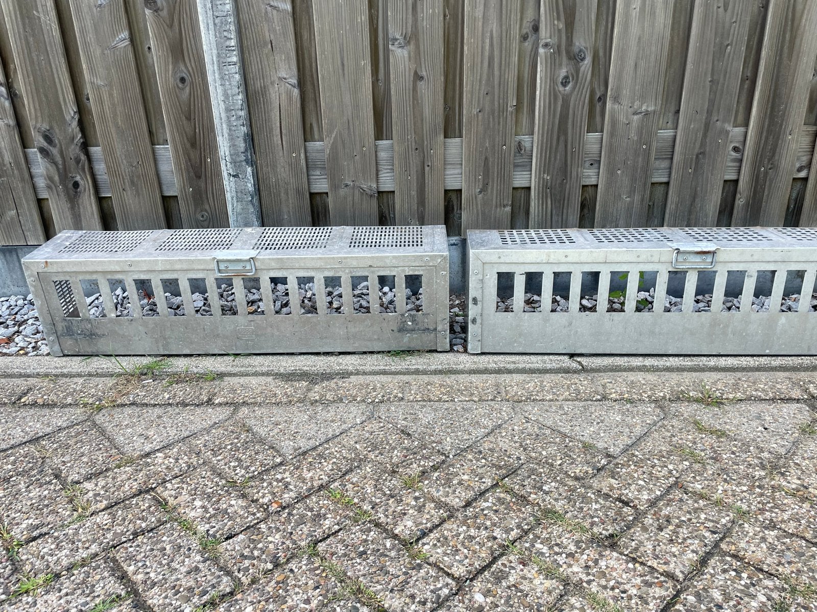 2x.  1/4 vrachtwagen duiven manden, Ophalen, Gebruikt, Aluminium, Overige typen