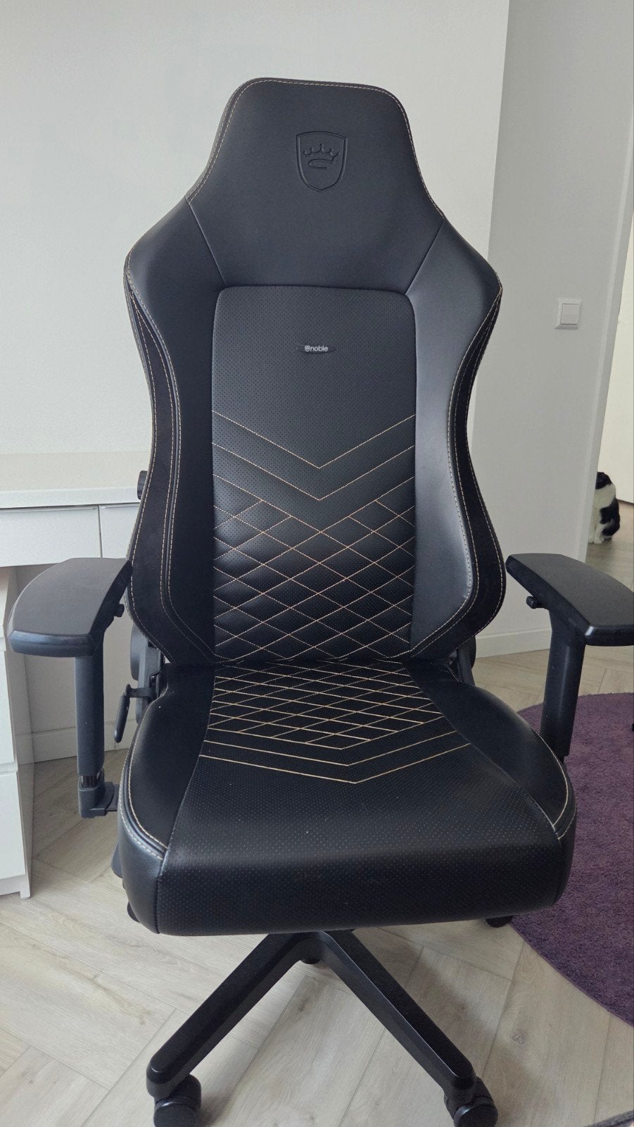Noblechairs bureaustoel, Ophalen, Gaming bureaustoel, Zwart, Zo goed als nieuw
