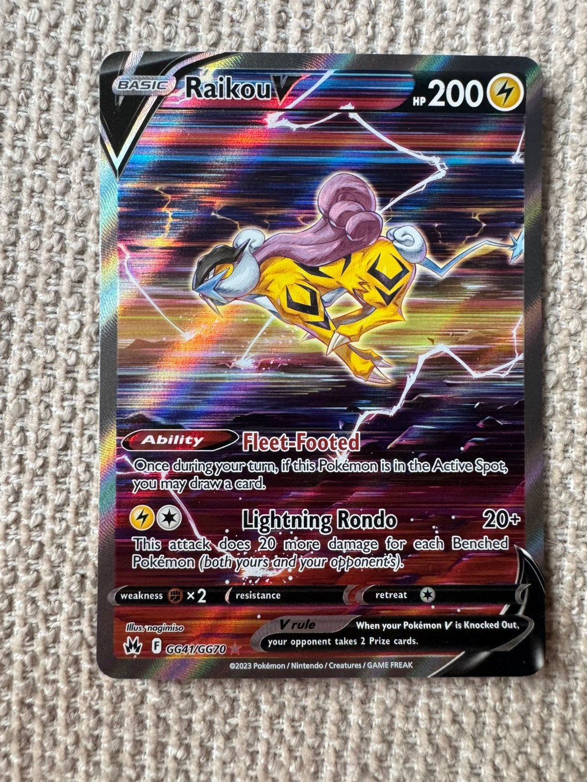 Raikou V GG41/GG70, Ophalen of Verzenden, Zo goed als nieuw