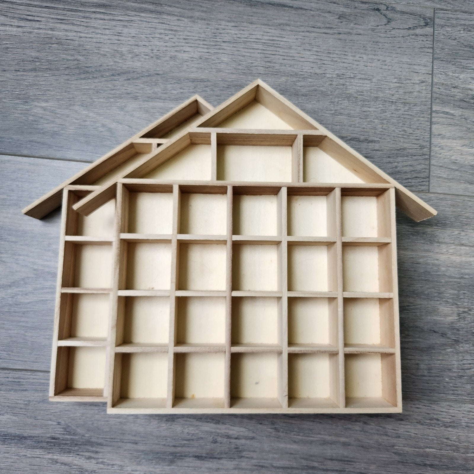 1 DIY letterbak huisje, Ophalen