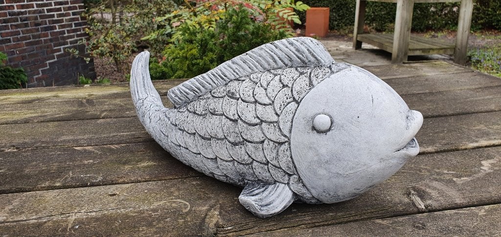 VIS / BETON / dierenbeeld /opruiming, Tuin en Terras, Tuinbeelden, Ophalen, Dierenbeeld, Nieuw, Peize