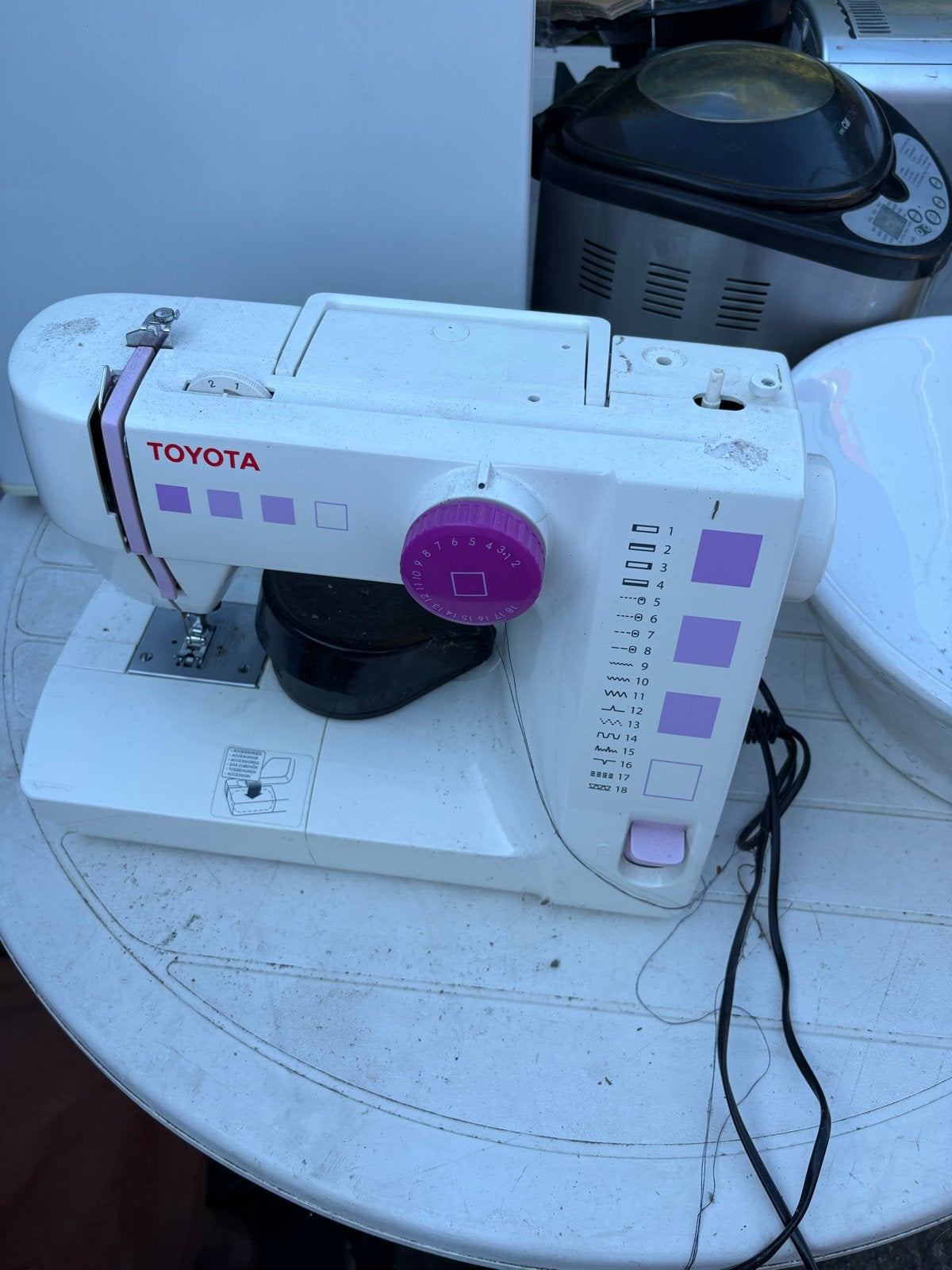 Toyota Naaimachine FSL18 RS Serie A, Ophalen, Gebruikt, Naaimachine, Overige merken