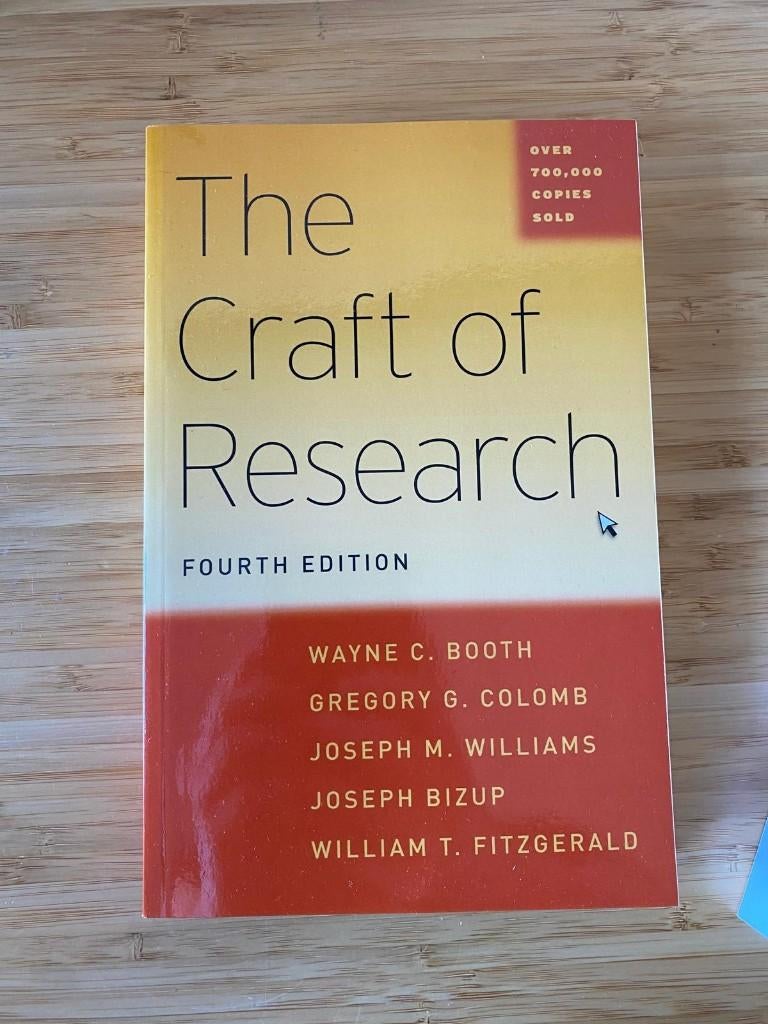 The craft of research (fourth edition), Nieuw, Diverse auteurs, Ophalen of Verzenden, WO