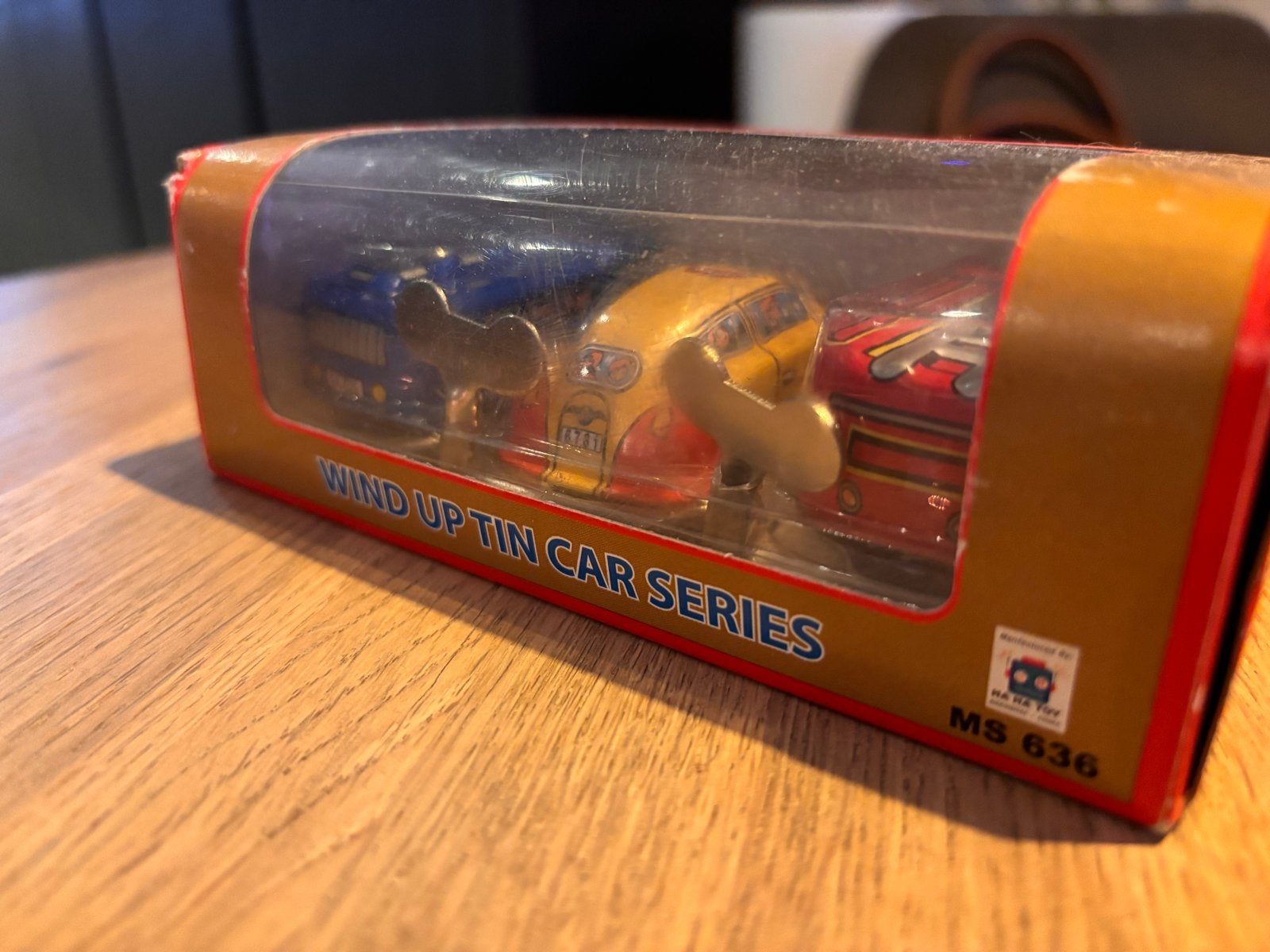 Wind-up blikken auto's set - Politie, Taxi, Brandweer, Ophalen of Verzenden, Nieuw