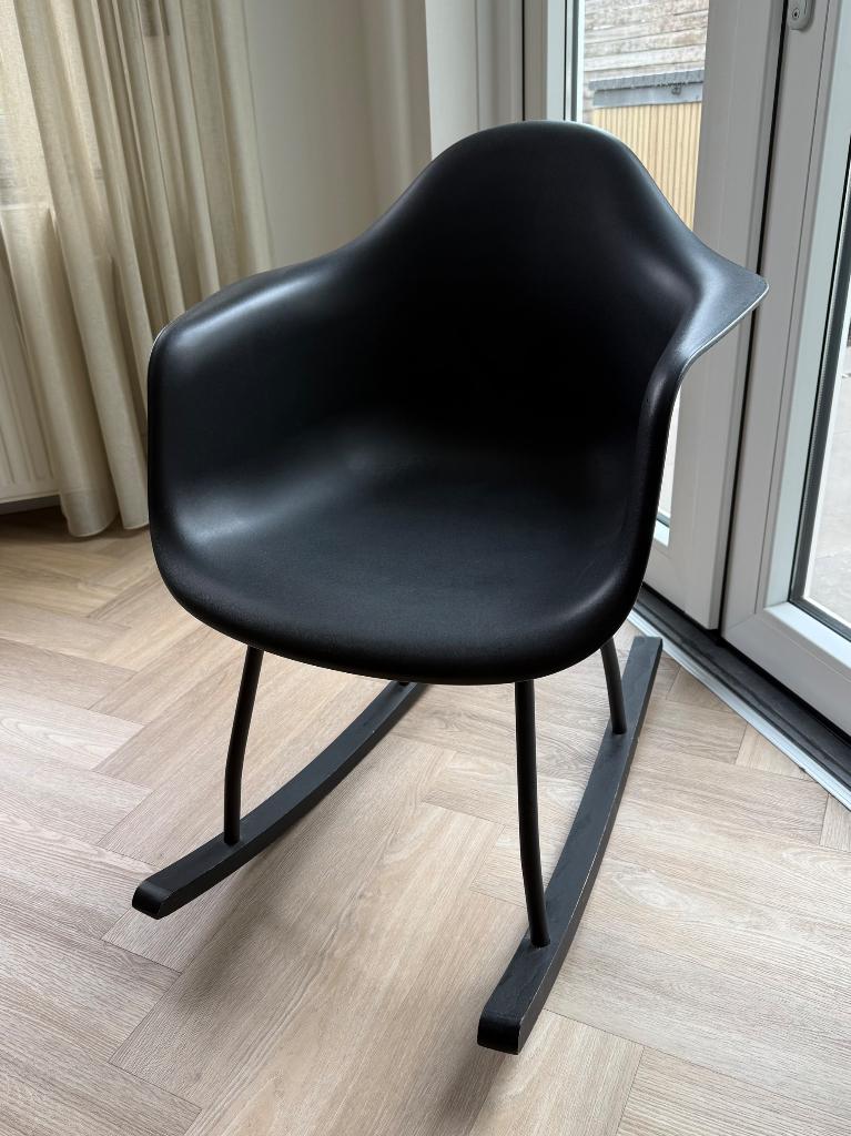 Schommelstoel, Ophalen, Gebruikt, Hout, Zwart