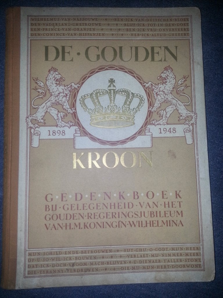 Boek De gouden kroon, Verzamelen, Koninklijk Huis en Royalty, Ophalen, Zo goed als nieuw, Tijdschrift of Boek