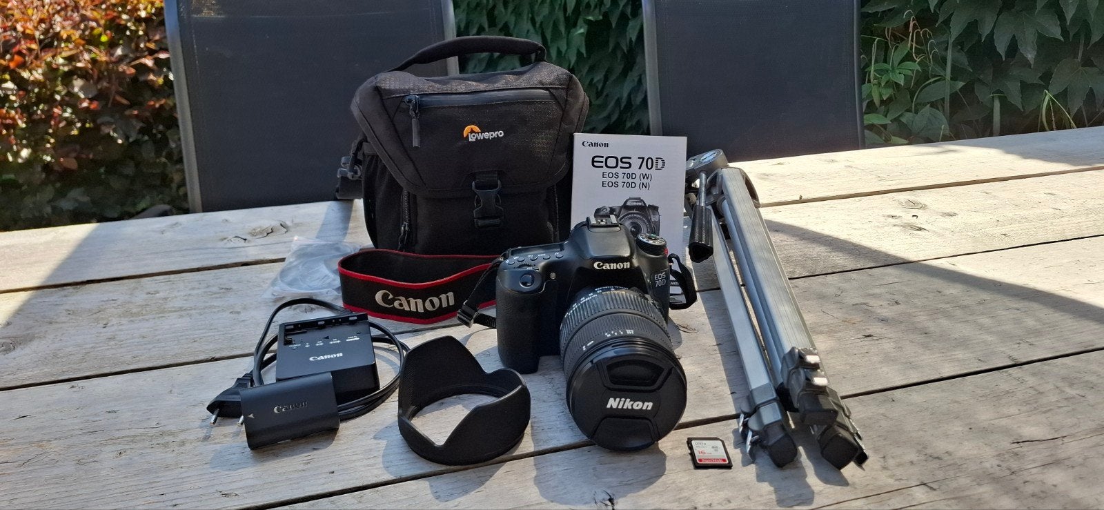 Canon EOS 70D + Sigma 18-200mm + Velbon statief + tas, Audio, Tv en Foto, Ophalen, Gebruikt, Canon, 8 keer of meer