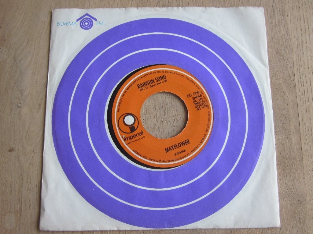 Mayflower - Rainsun song, Verzenden, 7 inch, Zo goed als nieuw, Pop