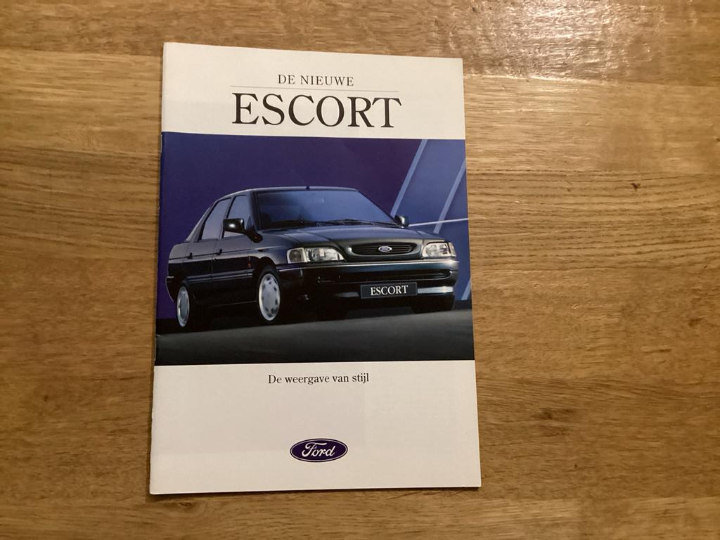 Ford Escort Brochure - 1992, Ophalen of Verzenden, Gelezen, Ford
