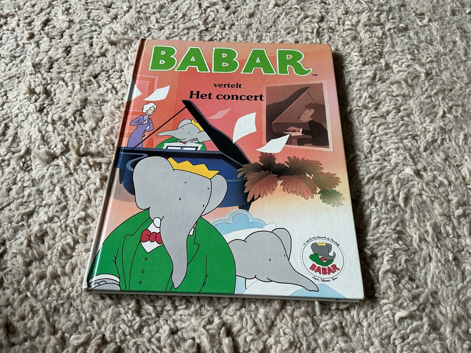 Babar vertelt Het concert - Kinderboek opbr giro 555, Ophalen of Verzenden, Zo goed als nieuw, Fictie algemeen