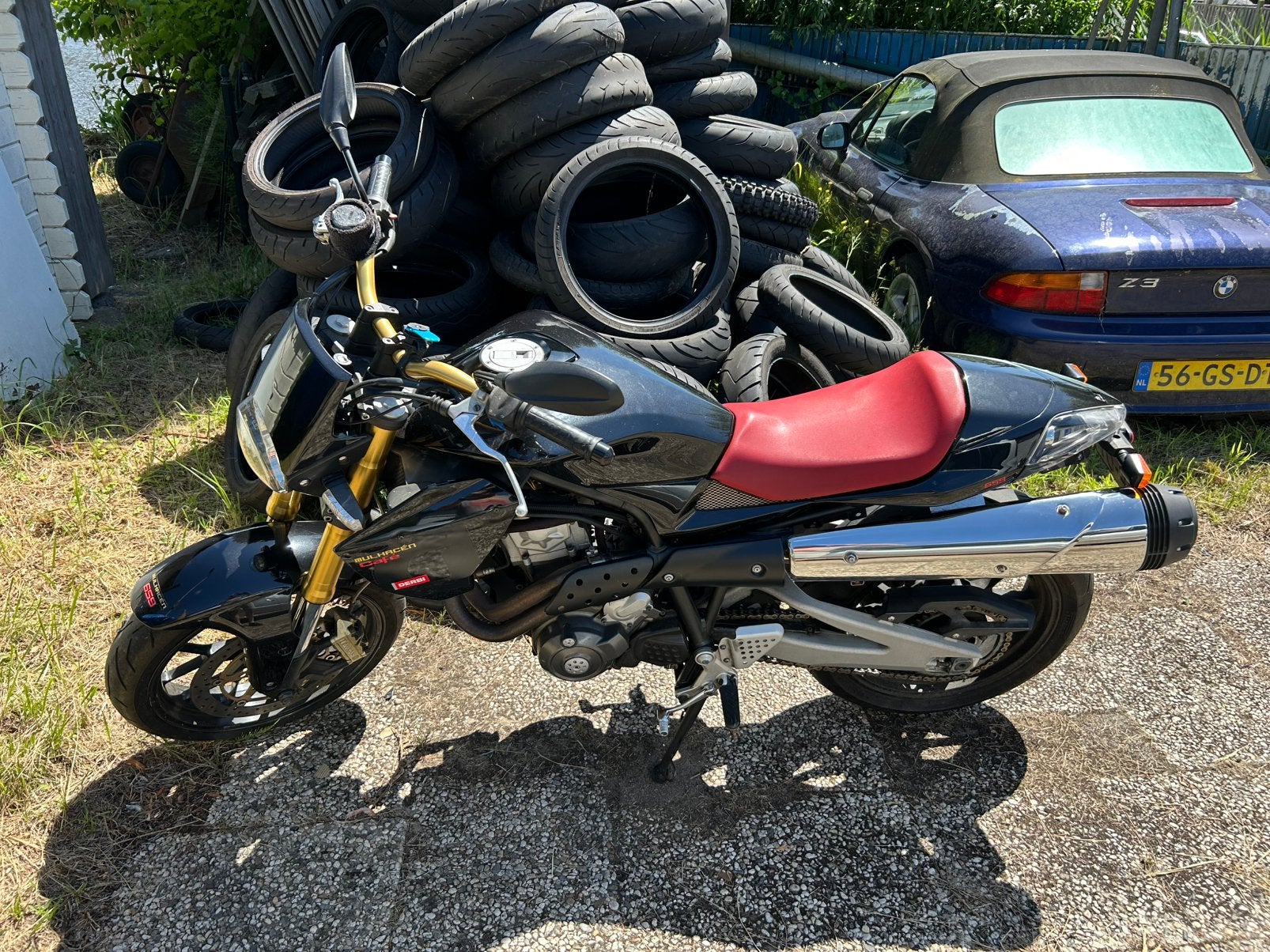 Derbi Mulhacen 659 Cafe / Yamaha XT660 MT-03, Particulier, Naked bike
