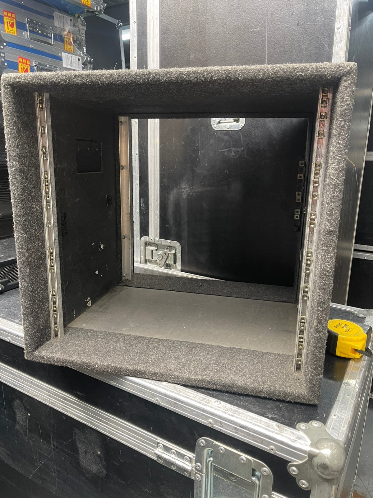 19Inch  Binnenrack 10He Hoog 46cm Inbouw Pro Kwaliteit Rack, Muziek en Instrumenten, Behuizingen en Koffers, Ophalen, Zo goed als nieuw