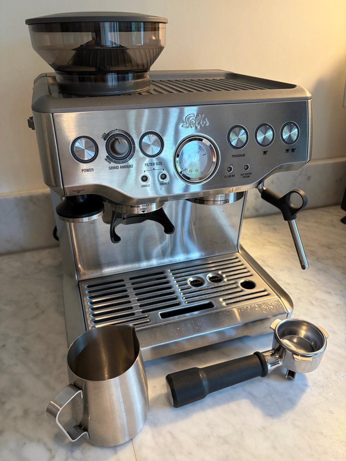 Solis Grind & Infuse Pro 115A Espressomachine