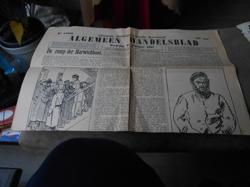 ALGEMEEN  HANDELSBLAD  WOENSDAG  27 FEBRUARI 1907, Verzamelen, Tijdschriften, Kranten en Knipsels, Ophalen of Verzenden, Voor 1920