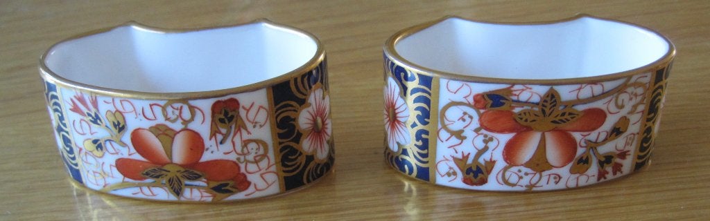 twee porseleinen servetringen van Royal Crown Derby, Ophalen of Verzenden, Zo goed als nieuw, Porselein, Overige typen