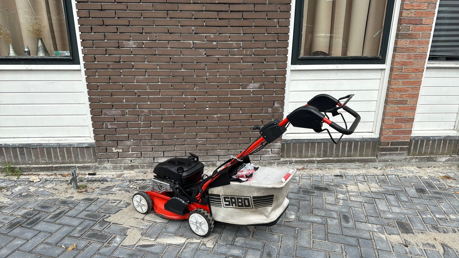 Sabo motormaaier met aandrijving, Tuin en Terras, Grasmaaiers, Ophalen, Cirkelmaaier, Sabo, Sabo