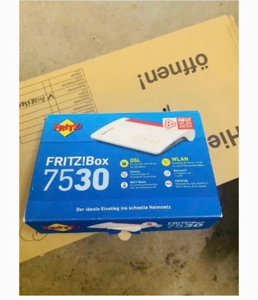 NEW FRITZ!Box 7530 Modem Route - Amsterdam, Ophalen, Nieuw, Router met modem, Fritz!Box