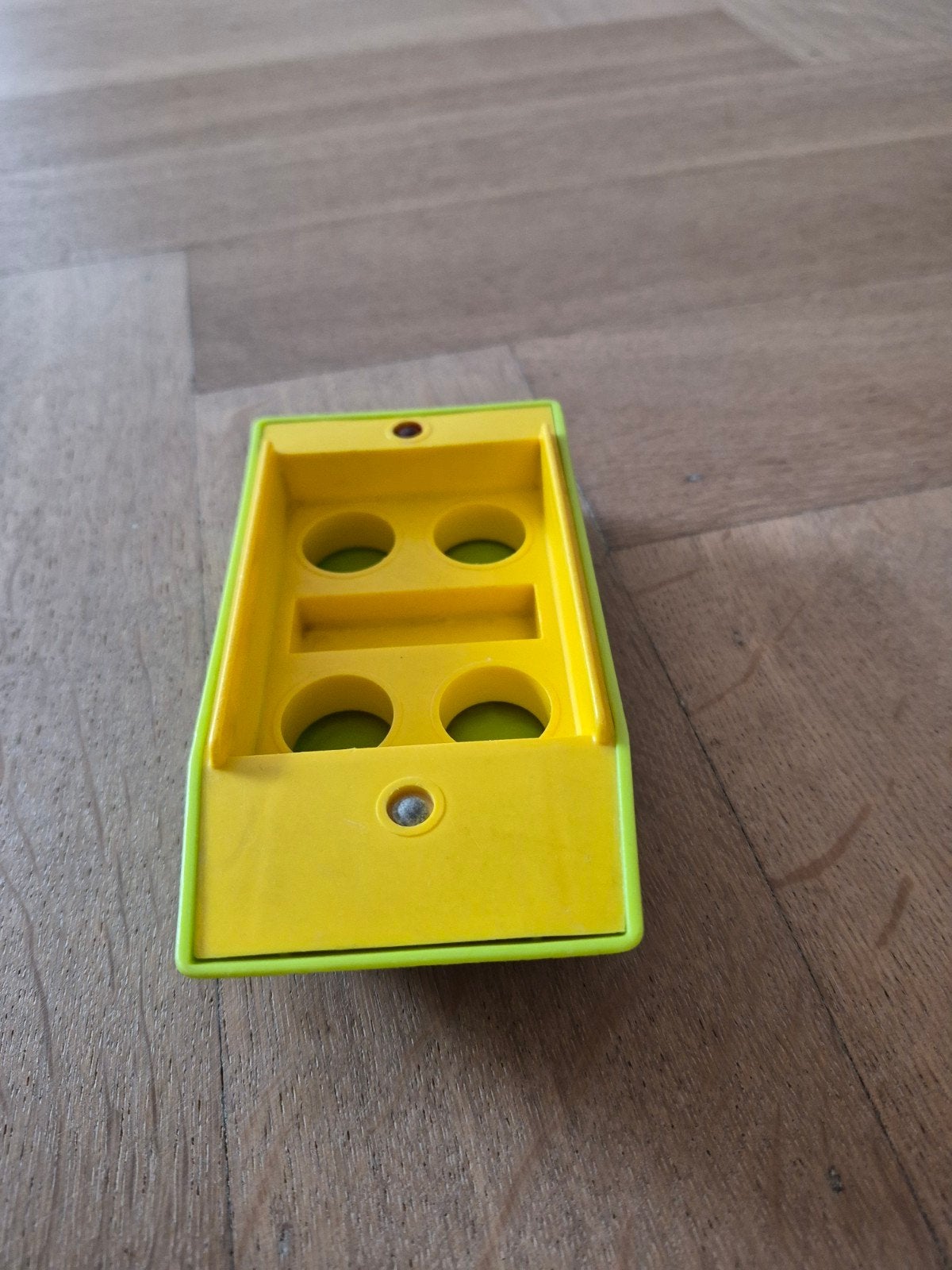 vintage fisher price tiys geel/groen speelgoed bootje, Ophalen, Gebruikt, Overige typen