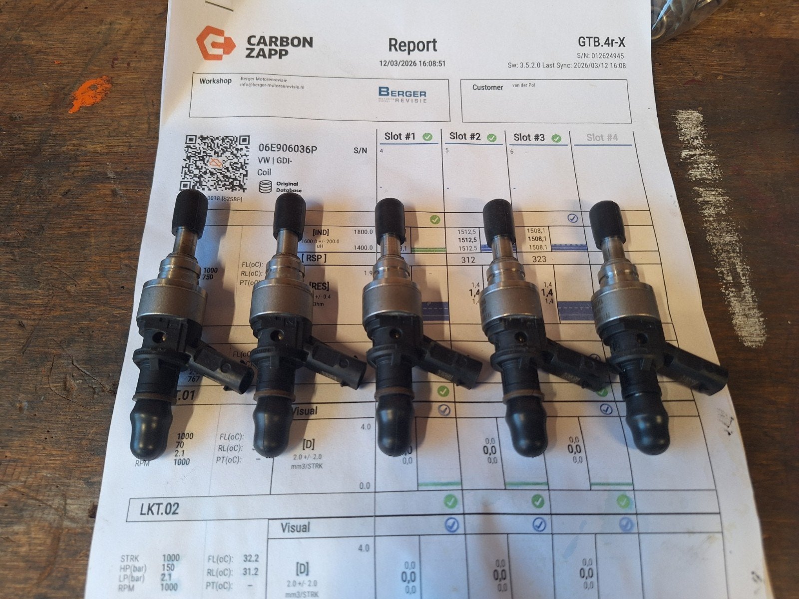 Injector verstuiver 06E906036P 3.0 TFSI Audi VW getest., Auto-onderdelen, Ophalen of Verzenden, Gebruikt, Audi