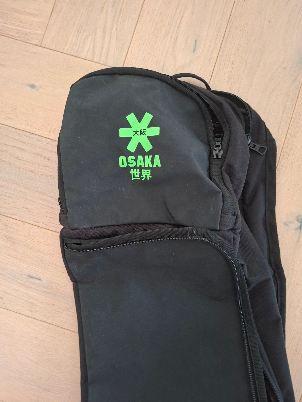 Osaka hockeysticktas - Zwart met groen logo, Ophalen of Verzenden, Gebruikt, Tas