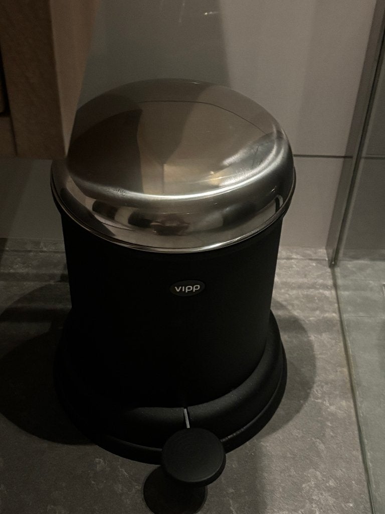 Vipp 13 Pedaalemmer, Minder dan 10 liter, Ophalen of Verzenden, Zo goed als nieuw, Metaal