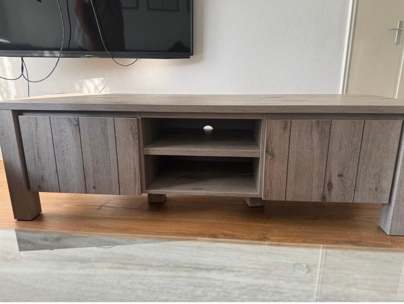 Complete Woonkamerset: TV-meubel, Dressoir, Salontafel, Eett, Ophalen, 75 cm of meer, 150 tot 200 cm, Zo goed als nieuw