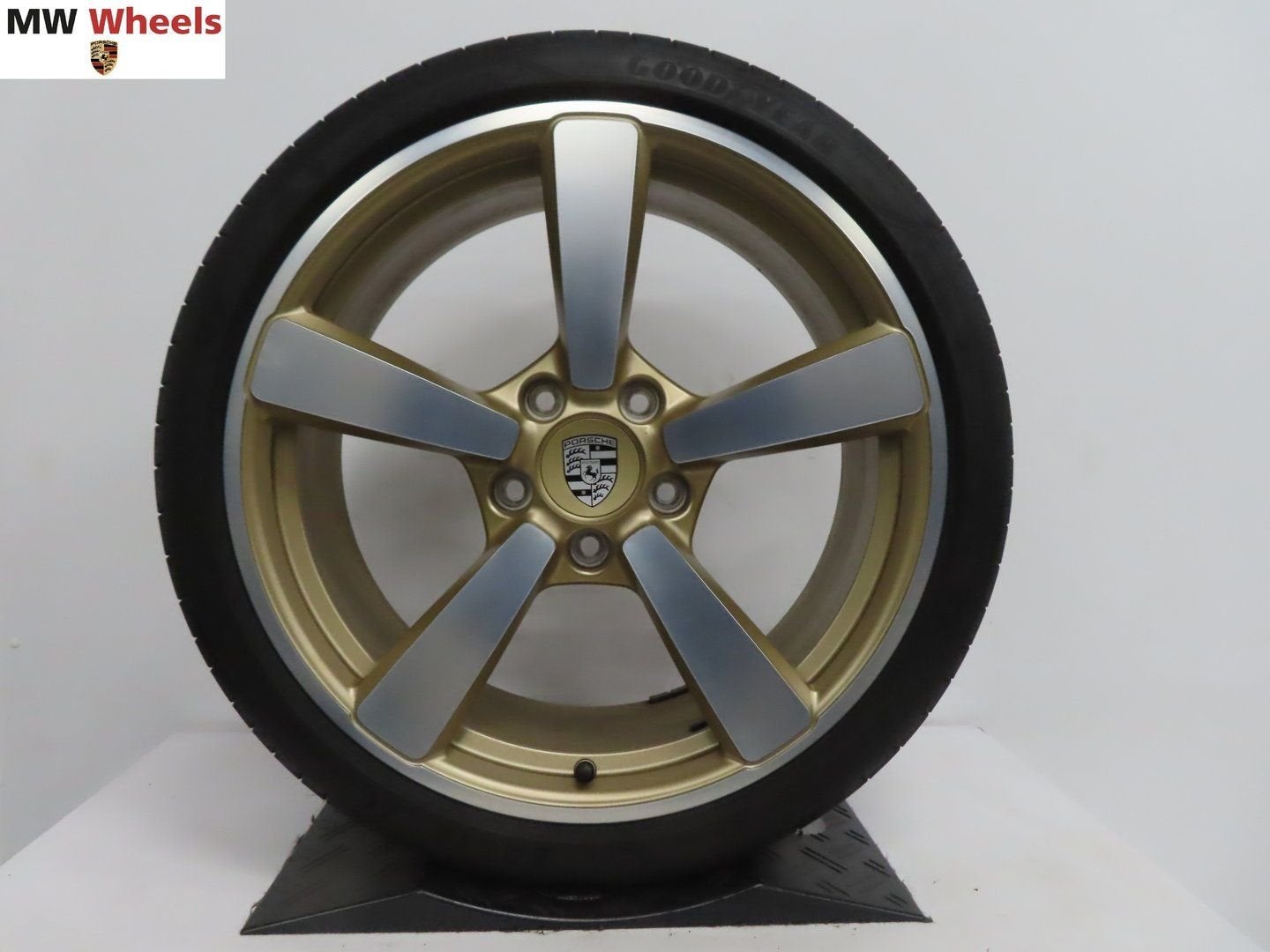Originele Porsche 911 992 set 21 inch velgen zomerbanden, Gebruikt, -, -, Banden en Velgen