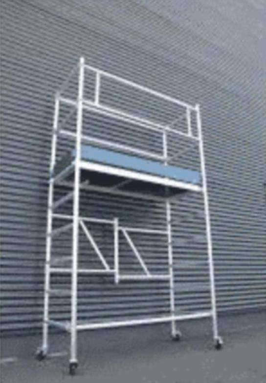TE HUUR: Kamer steiger, Ophalen of Verzenden, Zo goed als nieuw, Rolsteiger of Kamersteiger, 2 tot 5 meter