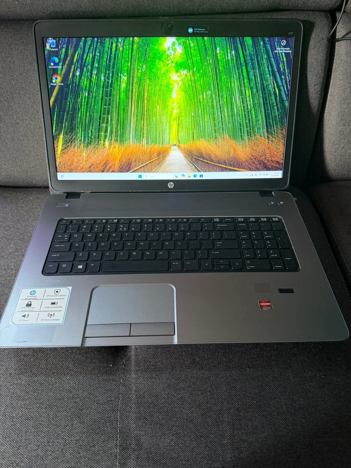 HP Probook, intel core i7, 8GB, 256GB SSD, Windows 11, Computers en Software, 2 tot 3 Ghz, Qwerty, 8 GB, Ophalen of Verzenden