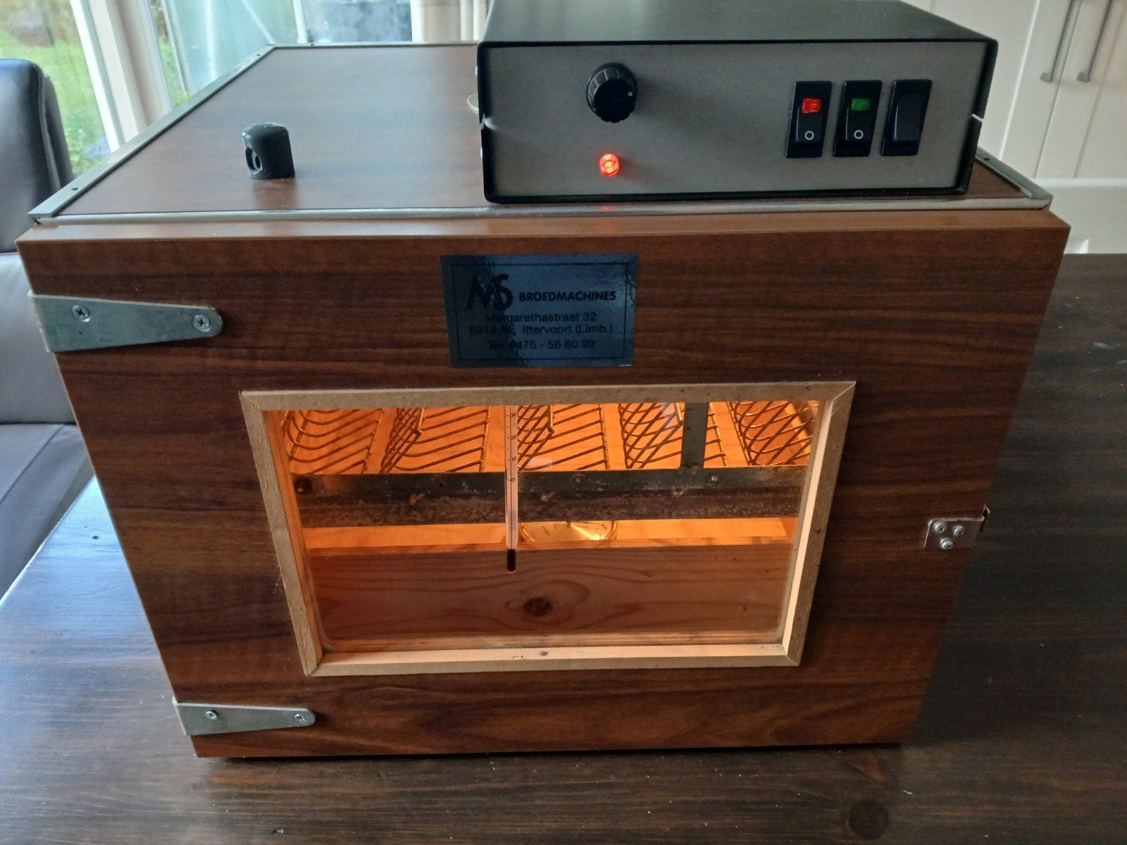 Ms35 broedmachine, Ophalen, Broedmachine