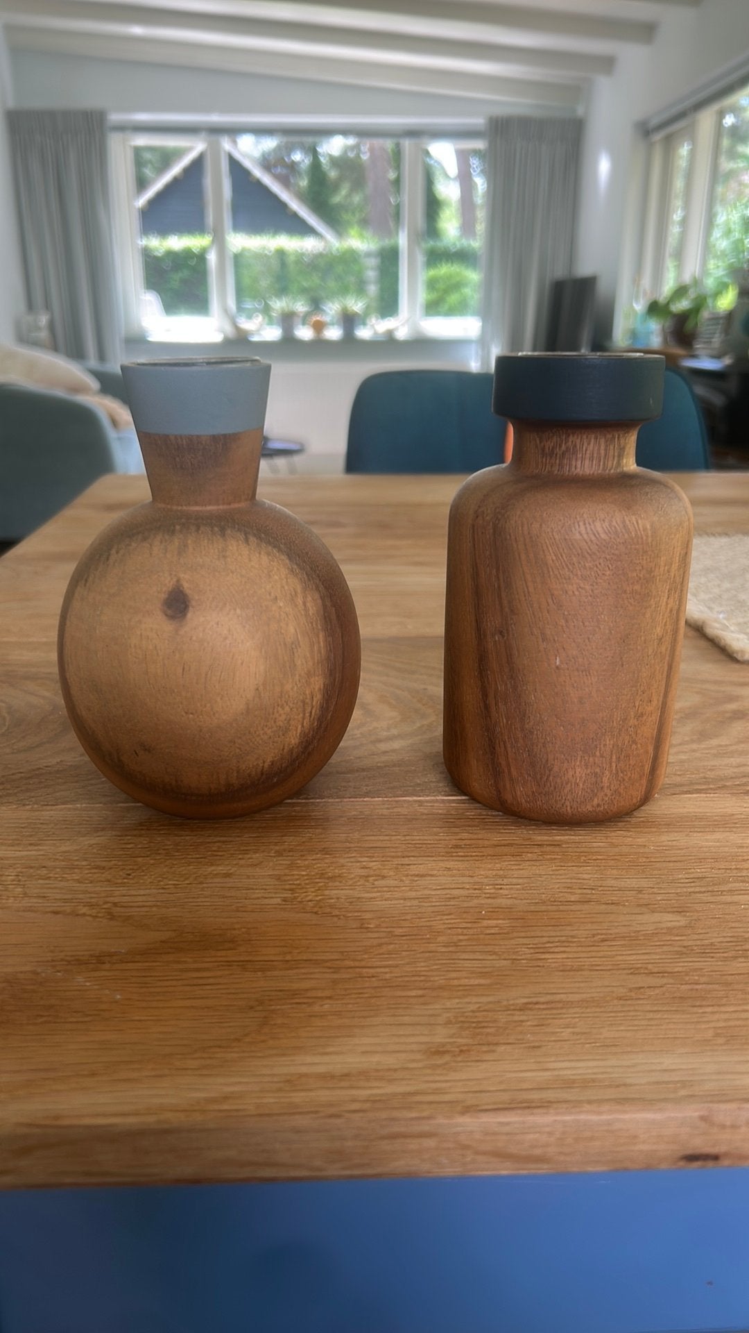 Kinta vaasjes, Overige kleuren, Ophalen of Verzenden, Minder dan 50 cm, Glas