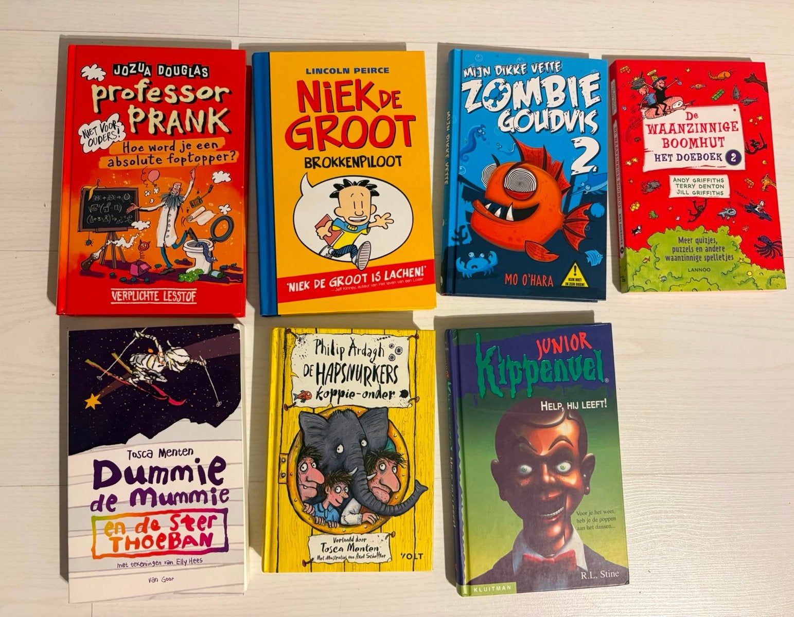 Kinderboekenpakket: 6 spannende en grappige boeken, Ophalen of Verzenden, Gelezen, Fictie algemeen