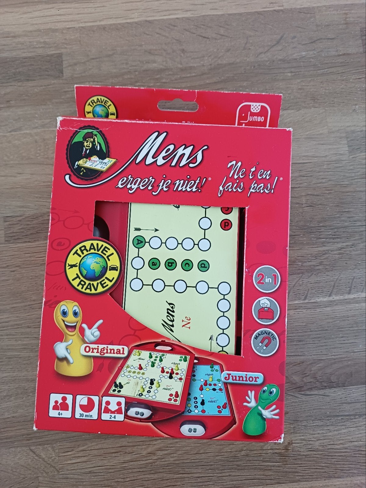 Mens Erger Je Niet! Reisspel - Jumbo, Hobby en Vrije tijd, Jumbo, Ophalen of Verzenden, Zo goed als nieuw, Drie of vier spelers