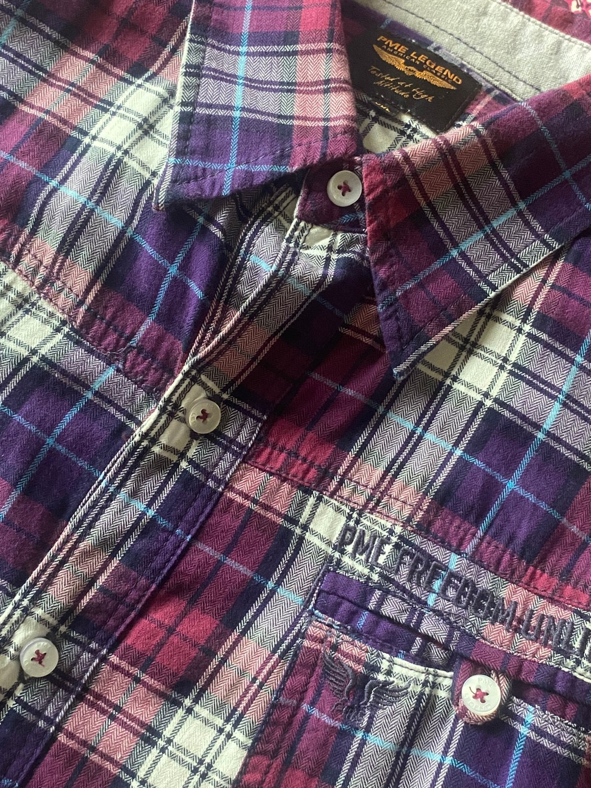 Pme legend overhemd blouse maat XXL, Kleding | Heren, ., Paars, Ophalen of Verzenden, Zo goed als nieuw
