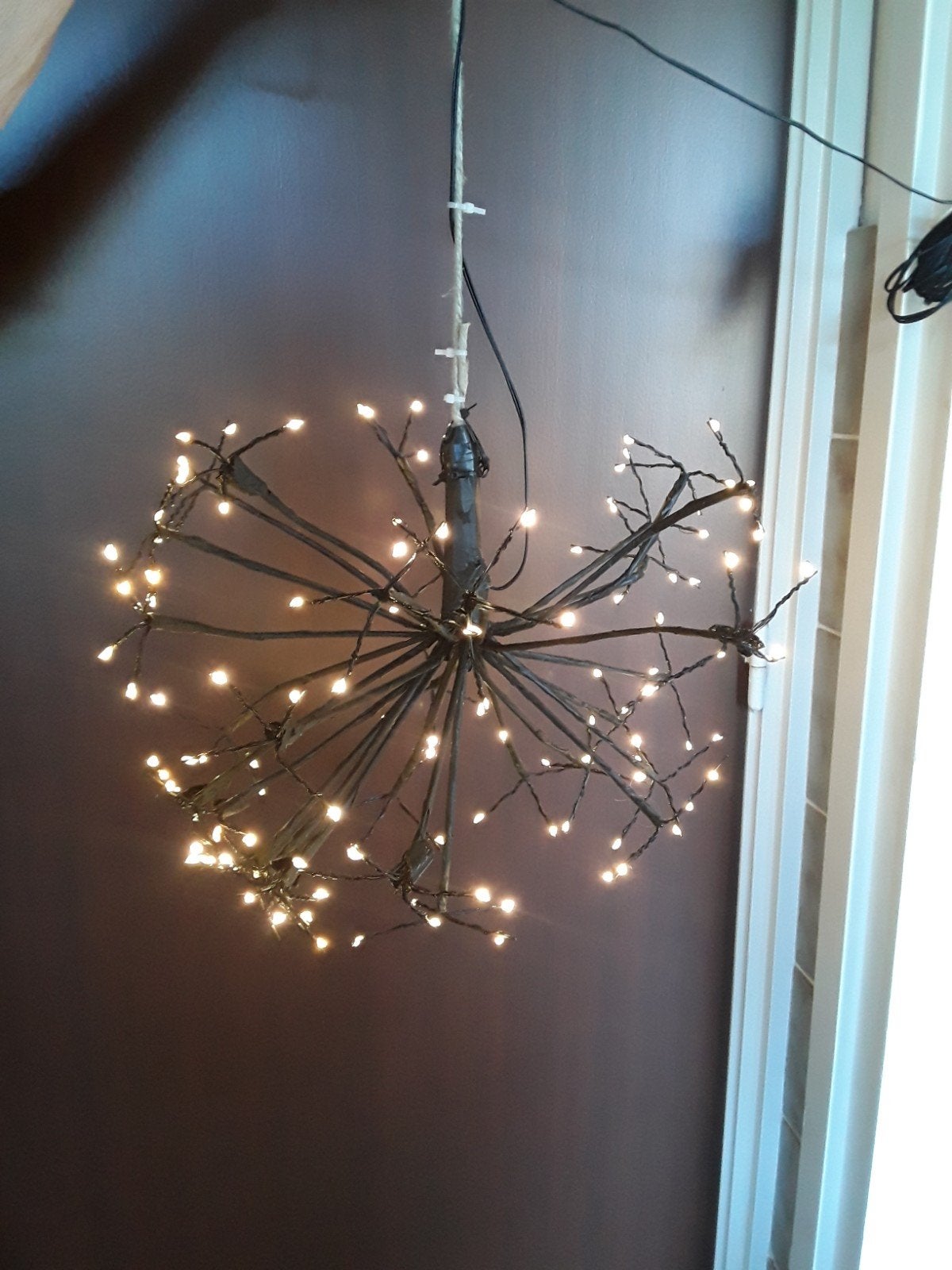 Sfeervolle bol met lichtjes, Diversen, Ophalen