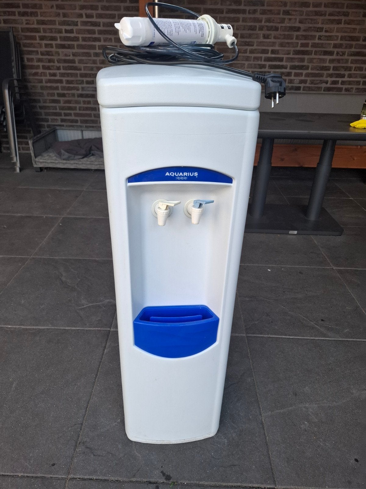 Aquarius Waterkoeler met filter en stroomkabel, Ophalen, Gebruikt, Waterkoeler