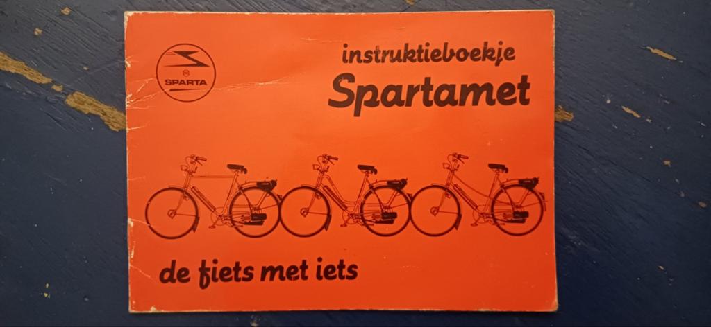 Spartamet  instructieboekje., Ophalen of Verzenden