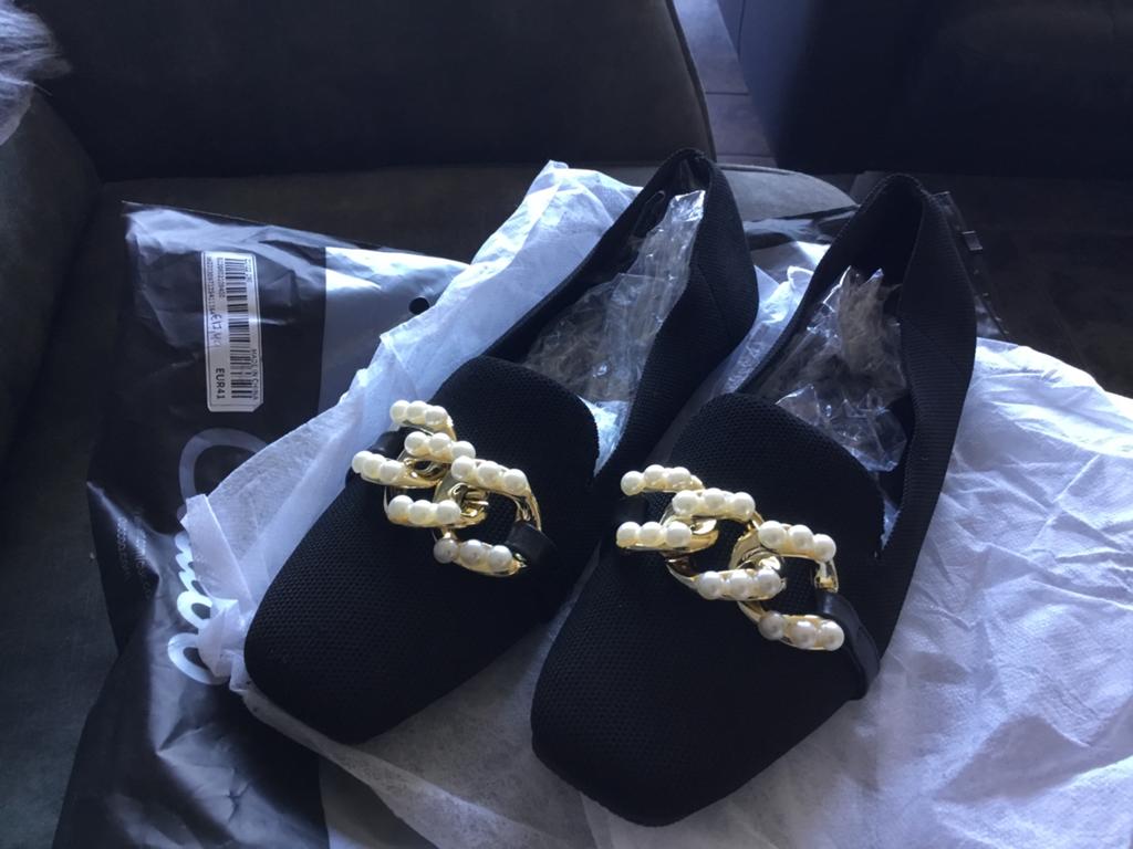 Nieuw zwarte mocassins 41, Ophalen, Zwart, Nieuw, Espadrilles of Moccasins