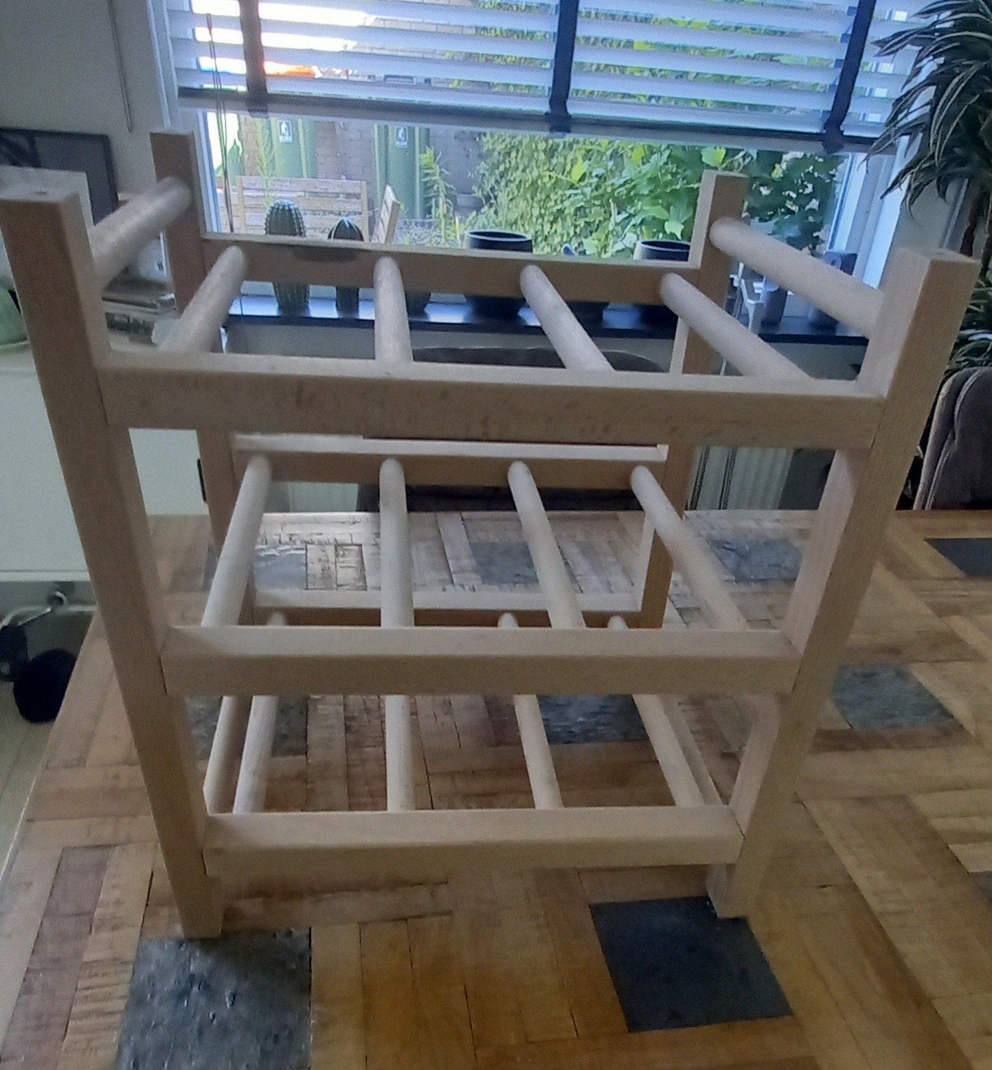 Wijnrek hout Ikea, Ophalen of Verzenden, Hout