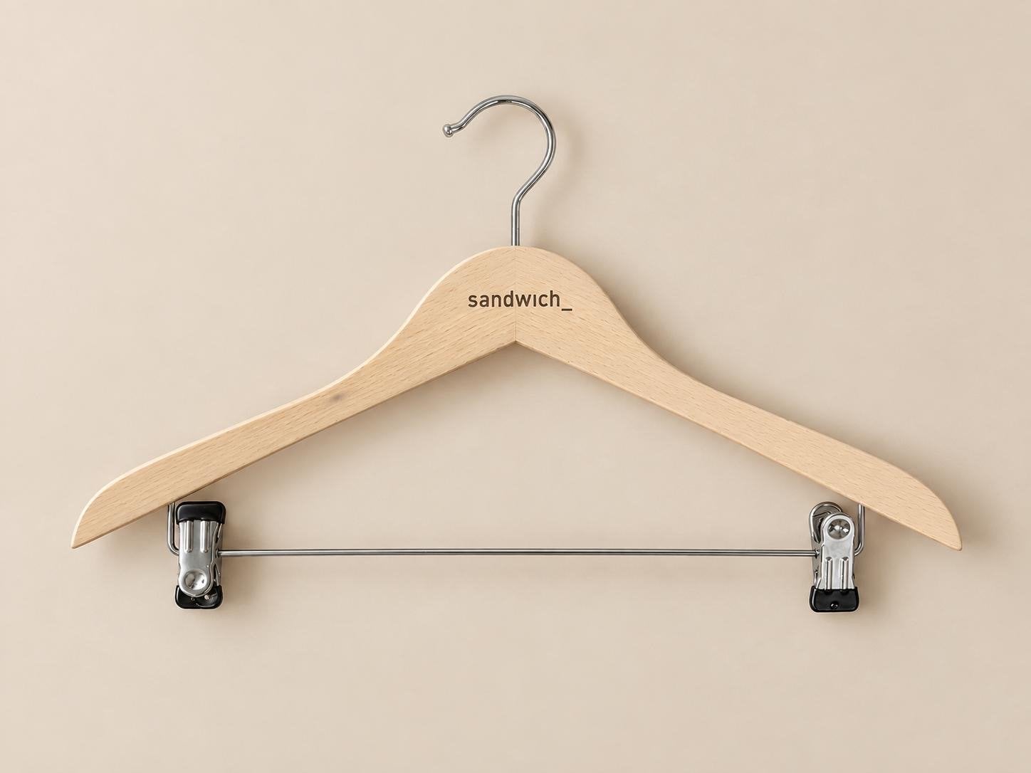 Houten kledinghanger  - Sandwich, Ophalen of Verzenden, Zo goed als nieuw, Hout, Volwassenen