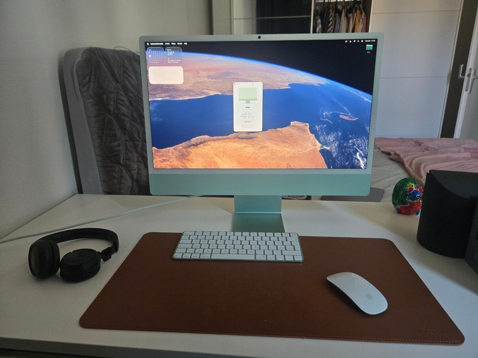 iMac 24-inch, 2024 - Apple M4, 32GB RAM, 500 GB opslag, Computers en Software, Apple Desktops, 32 GB, SSD, IMac, Zo goed als nieuw