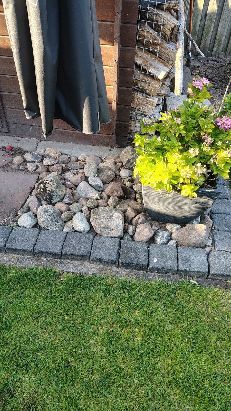 Mooie hoeveelheid veldkeien, Tuin en Terras, Ophalen, Overige materialen, Gebruikt, Kei