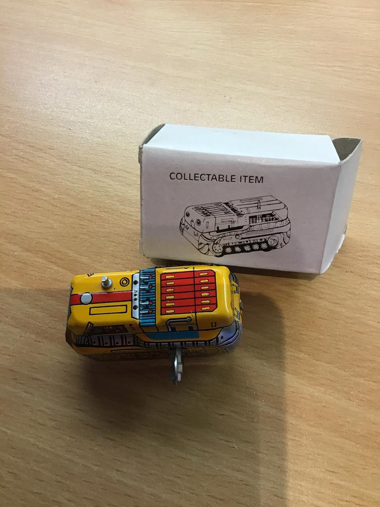 Vintage Opwindbaar Blikken Speelgoed Tank Collectible, Ophalen of Verzenden, Zo goed als nieuw