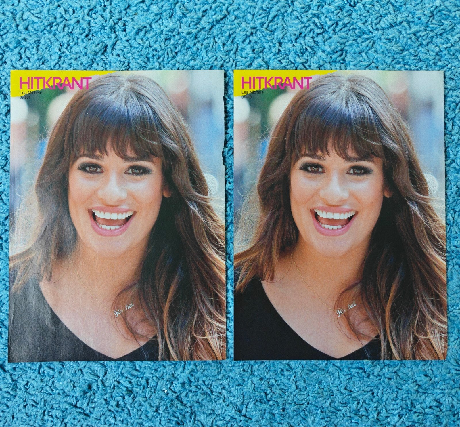 Lea Michele (Glee) posters hitkrant, Verzamelen, Rechthoekig Staand, A4 of kleiner, Nieuw, Ophalen of Verzenden