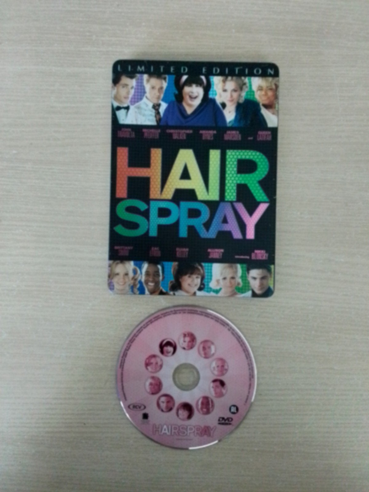 Film Hairspray (John Travolta) stealbox, Alle leeftijden, Ophalen of Verzenden, Engels, Nederlands