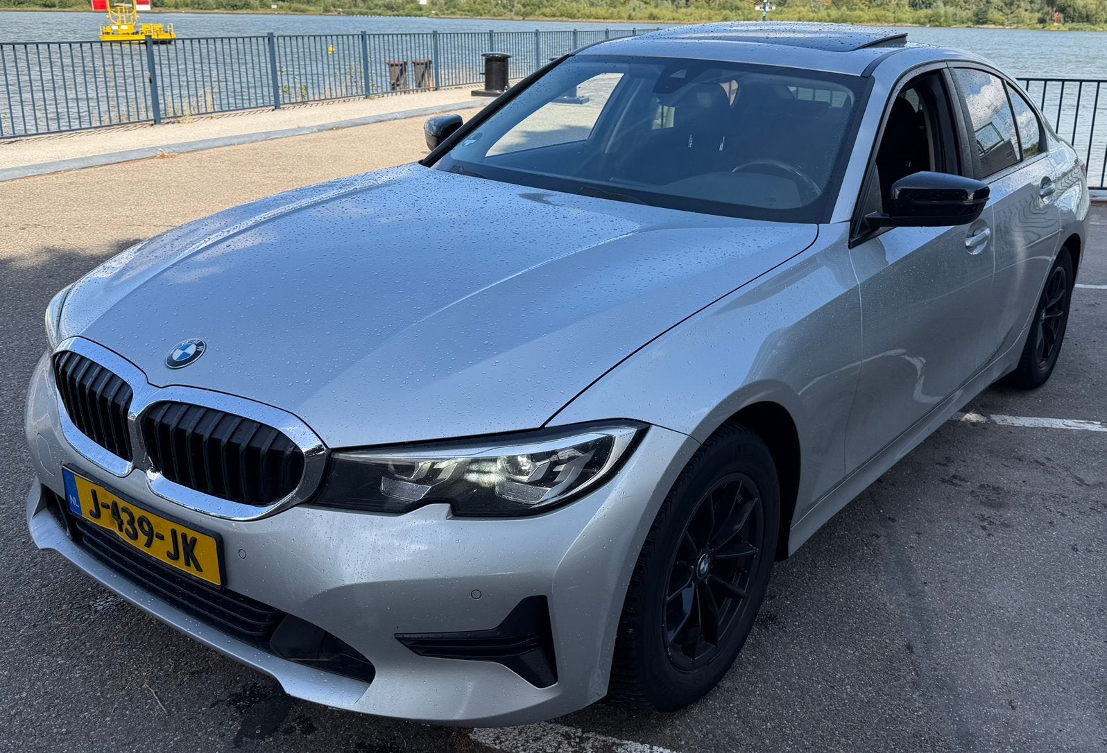 BMW 3-Serie 318D 100KW PANO VIRTUAL AUT 2019 Grijs Luxury, Automaat, 1995 cc, 4 cilinders, Bedrijf