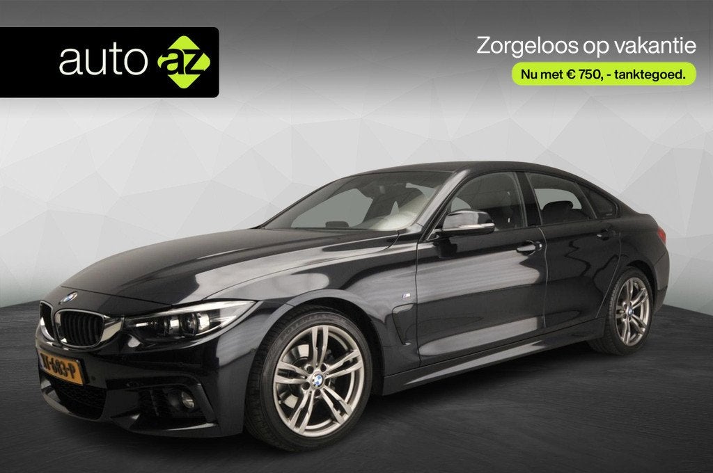BMW 4 Serie Gran Coupé 418i M-Sportpakket / Cruise / Park a, Automaat, Gebruikt, Zwart, Bedrijf