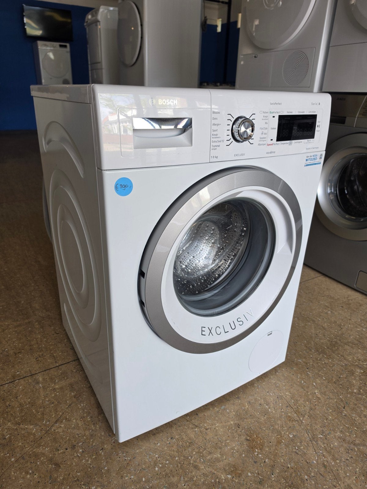 Bosch Serie 8 wasmachine | 9 kilo | 1600 toeren | Garantie ✅, Bosch, Jirnsum, 8 tot 10 kg, Ophalen of Verzenden
