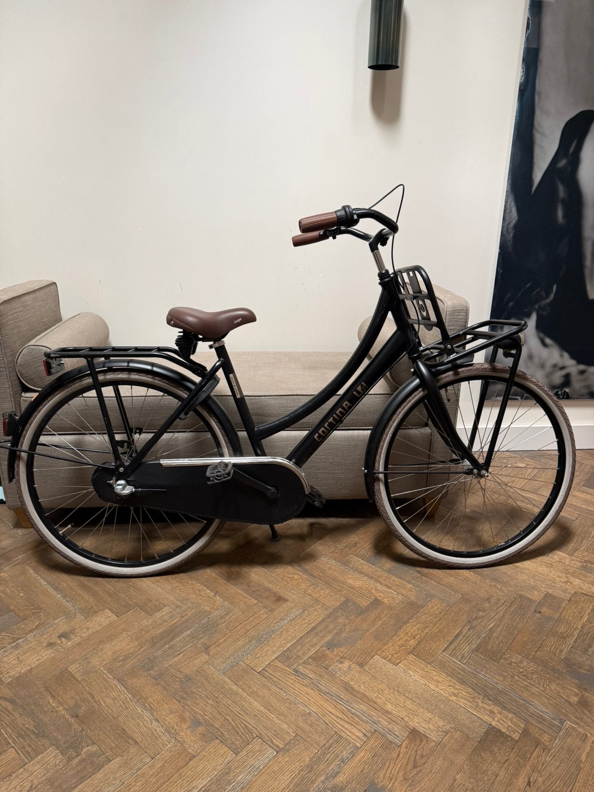 Cortina U4 meisjesfiets maat 26 inch, Fietsen en Brommers, Terugtraprem, Versnellingen, Zo goed als nieuw, Ophalen