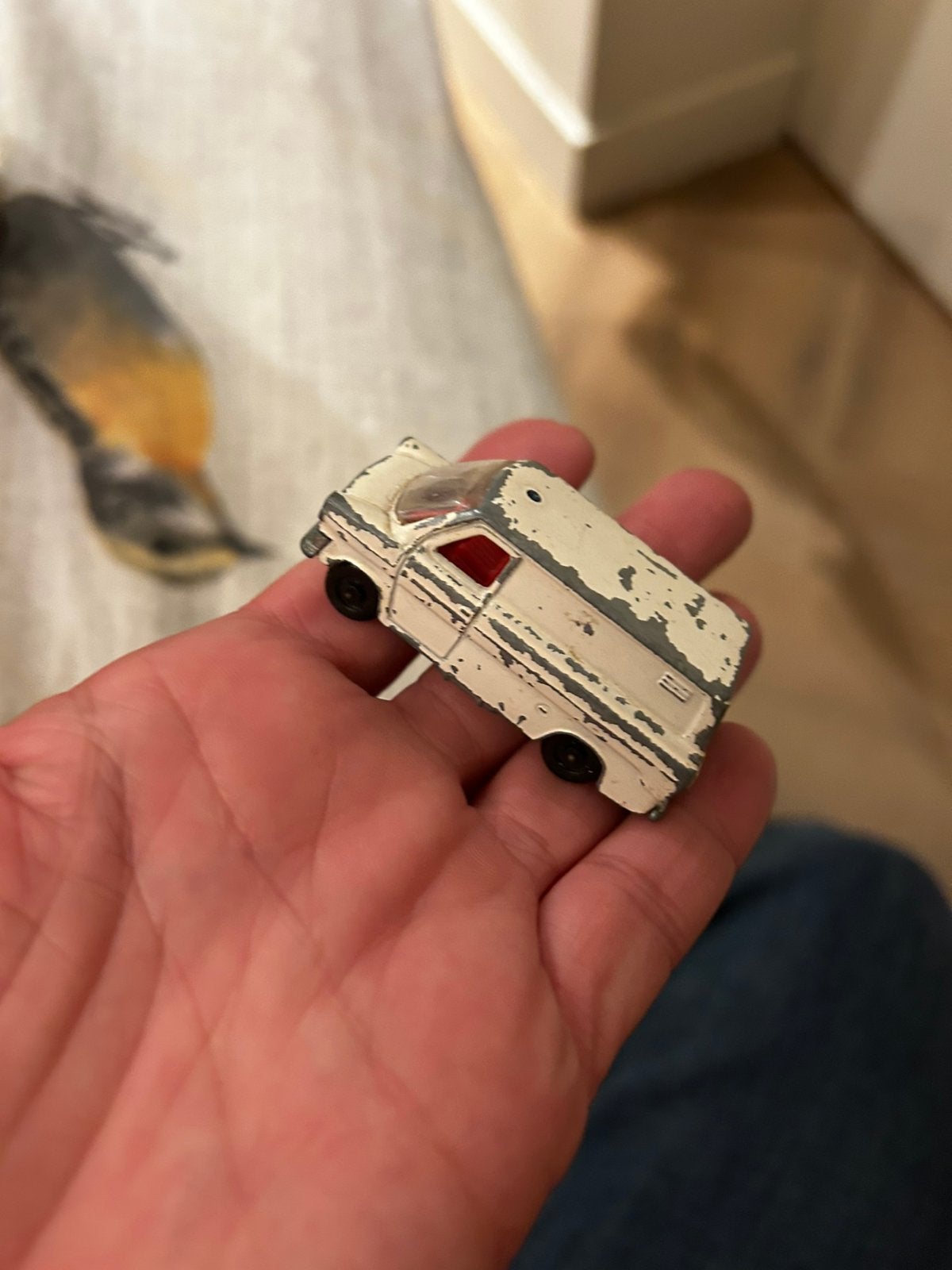 Leuke vintage Corgi Toys Ford Transit modelauto., Ophalen of Verzenden, Zo goed als nieuw, Auto, Corgi